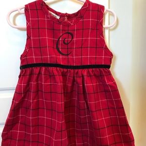 Monogrammed C Oshkosh dress